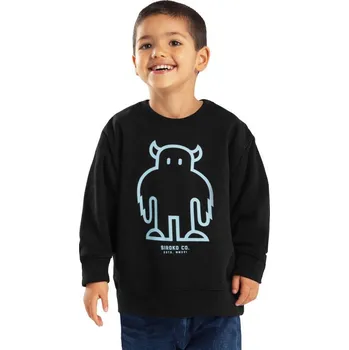 Dámská mikina SIROKO Chlapecká mikina Furry ČERNÁ