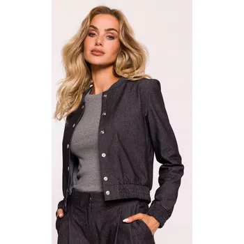 Pánský bomber BOMBER bomber bunda s DRUKY , grafitová, 40 l