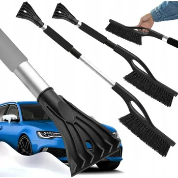 Autoškrabka TELESKOPICKÝ KARTÁČ NA SNÍH ŠKRABKA NA OKNA AUTOMOBILOVÁ DLOUHÝ