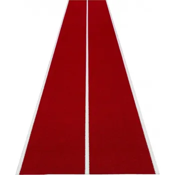 Umělá tráva Sprint Track s pruhem 25 x 2 m, tl. 10 mm, červená