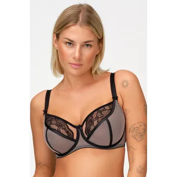 Podprsenka Podprsenka Azal Karen - nevyztužená Barva: Černá, Velikost: 80D