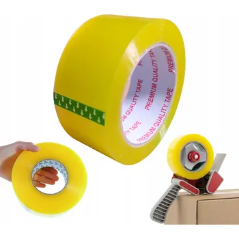 Balicí páska totalstore transparentní, šířka 45 mm, délka 100 m, 1 ks