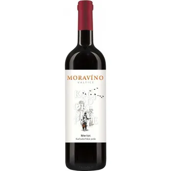 Víno Moravíno Valtice Merlot výběr z hroznů 2023 0.75 l
