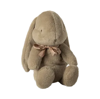 plyšák Maileg Hebký králíček - Medium - Dusty Brown