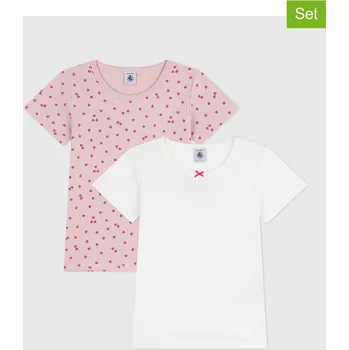 Dívčí tričko Tričko PETIT BATEAU Rosa/ Weiß 4985069 86