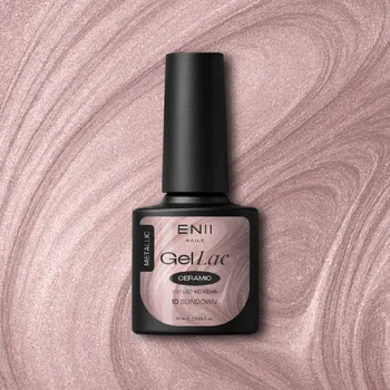 Lak na nehty ENII NAILS Gel lak Ceramic 10 Sundown - gelový lak bez HEMA, 10 ml