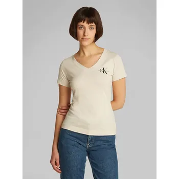 Tričko CALVIN KLEIN JEANS Creme 9850743 XXL