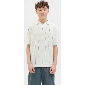 Chlapecké tričko Tričko JACK & JONES Junior Creme 2881606 176