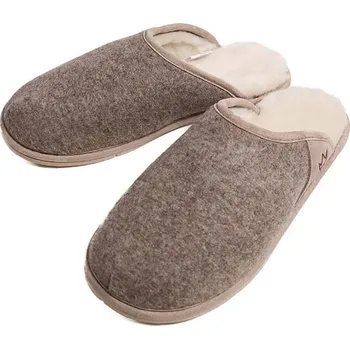 Pánské pantofle Boty Kaiser Naturfellprodukte H&L Braun 586771 42