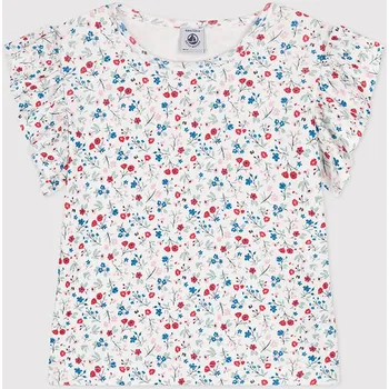 Dívčí tričko Tričko PETIT BATEAU Weiß 6019002 104