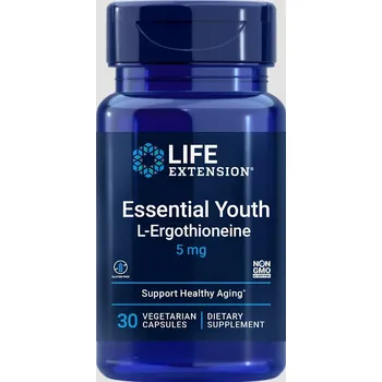 Přírodní produkt Life Extension Essential Youth L-Ergothioneine 5 mg, 30 kapslí