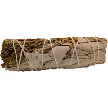 Vonná tyčinka AW Aromatics Vykuřovadlo Šalvěj Bílá a Černá vykuřovací svazek 10 cm