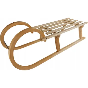 Sáně ACRA Dřevěné sáně 100 cm A2044/100 s dřevěným sedátkem