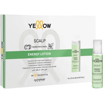 Vlasová regenerace Intenzívní kúra proti padání vlasů Yellow Professional Scalp Energy Lotion - 6 x 13 ml + dárek zdarma