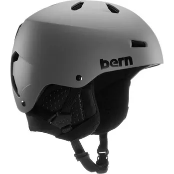 Bern Macon Classic matte grey snb helma POUZE S (52-56 cm) (VÝPRODEJ) + DÁREK