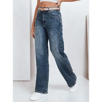 Dámské džíny Dámské rovné džíny Dstreet DStreet modrá | bílá 3430061