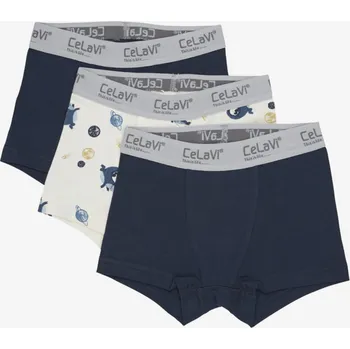 Kojenecký body Minymo Celavi - Chlapecké boxerky - 3pack - Vesmír Velikost: 110