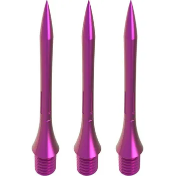 Příslušenství pro šipky Caliburn Kovové hroty - Bamboo - Smooth - Pink - 30 mm