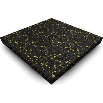 Sportovní podlaha SPECKLED 1000 x 1000 x 20 mm, žlutá