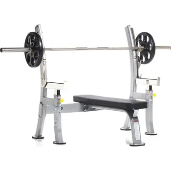 Fitness TUFF STUFF lavice bench s výsuvnými stojany