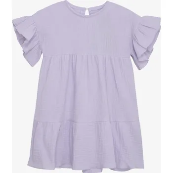 Dívčí šaty HUTTELiHUT - Mušelínové šaty - Lila Varianta:: 92