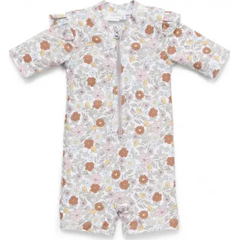 Kojenecký body Little Dutch Plavky krátký rukáv Vintage Little Flowers Velikost: 62/68