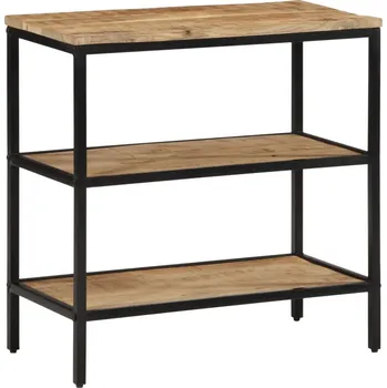 Konferenční stolek Konzolový Stolek VidaXL odstíny hnědé matné 70 x 70 x 35 cm