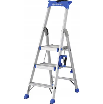 Žebřík Žebřík jednostranný 3-stupňový hliníkový Pro Step LEMAR 020303