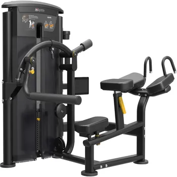 Posilovací stroj IMPULSE Glute - černý rám + černé čalounění Posilovací stroj Glute 72 kg