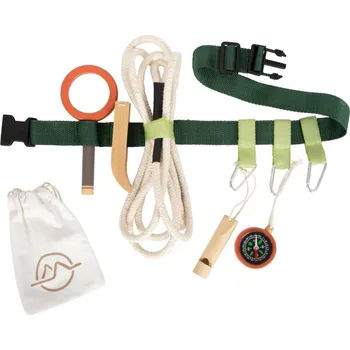 Dřevěná hračka Small Foot Opasek s příslušenstvím pro průzkumníky Discover