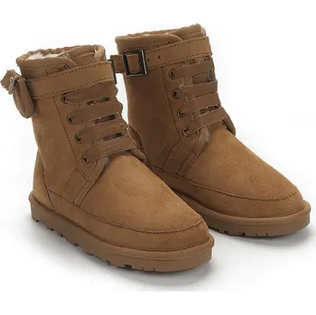 Dívčí kozačky ISLAND BOOT Hellbraun 9863246 31