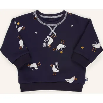 Pánská mikina Petit Bateau Mikina pro miminko, tmavě modrá, 81