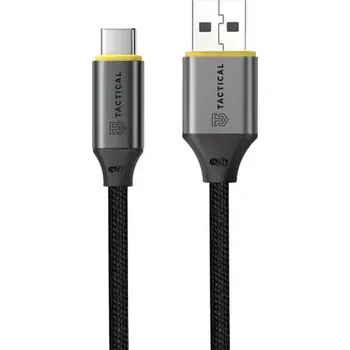Datový kabel Tactical Fast Rope Aramid 2.0 Cable USB-A/USB-C 2m (8596311292293)