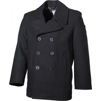 Dámský kabát MFH int. comp. Kabát US Pea Coat ČERNÝ L ČERNÁ - BLACK