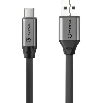 Datový kabel Tactical Fat Man 2.0 Cable USB-A/USB-C 1m Grey
