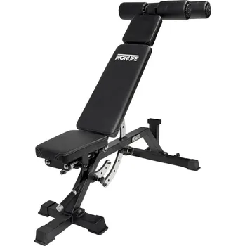 Posilovací lavice IRONLIFE Adjustable Utility Bench + břicho