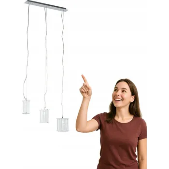 Závěsné svítidlo Italux Crystal X 3 - světelný zdroj G9