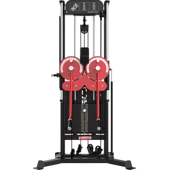 Posilovací stroj na ramena IRONLIFE Standing Multi Flight, Black, cihličkové závaží 100 kg