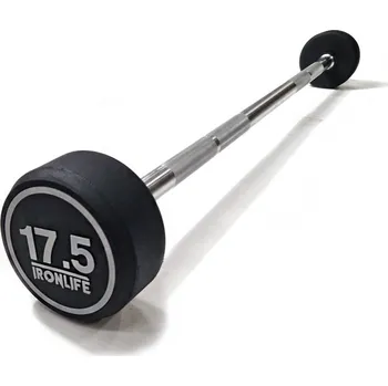 Obouruční činka rovná IRONLIFE 17,5 kg