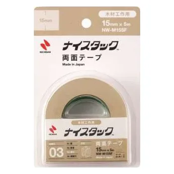 Lepicí páska Oboustranná lepicí páska Nichiban na dřevo - 15 mm x 5 m