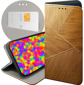 Pouzdro na mobilní telefon Flipové pouzdro Hello Case pro Xiaomi Redmi 7A, hnědé