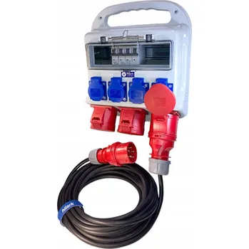 Rozvaděč Staveništní rozvaděč 2x16A + 4x230V PCE + prodlužovací kabel 3m