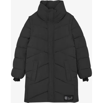 Kojenecká bunda Color Kids - Juniorský prošívaný kabát s odjímatelnými rukávy - Phantom Varianta:: 164
