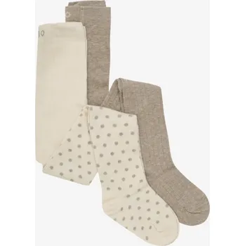 Kojenecký body Minymo - Punčocháče - 2pack - Simply Taupe Varianta:: 140/146