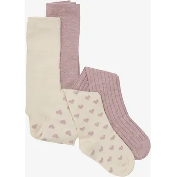 Kojenecký body Minymo - Punčocháče - 2pack - Light Rose Varianta:: 68/74