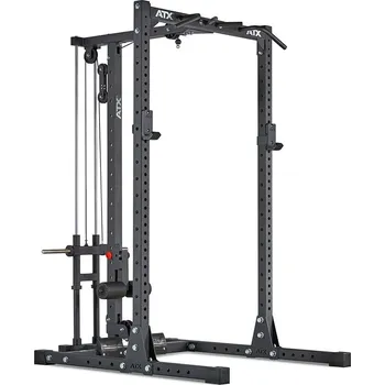Posilovací věž Stojan na dřepy ATX Half Rack 750 s kladkou na kotouče, výška 224 cm