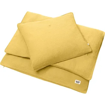 Povlečení BIBS - Mušelínové povlečení z BIO bavlny Barva: Mustard