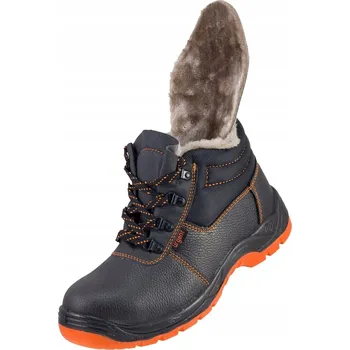 Pracovní obuv Zateplené pracovní boty kotníkové s ocelovou špičkou ZIMNÍ URGENT 106 SB R 39