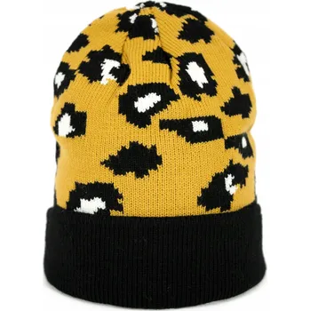 Čepice Szaleo zimní čepice beanie žlutá, univerzální velikost