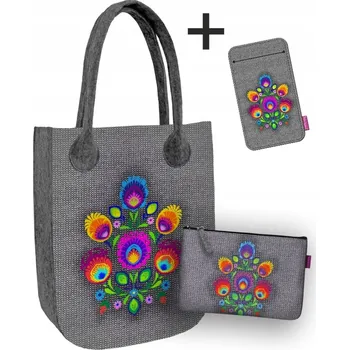 Kabelka Bertoni shopper kabelka polyester vícebarevná